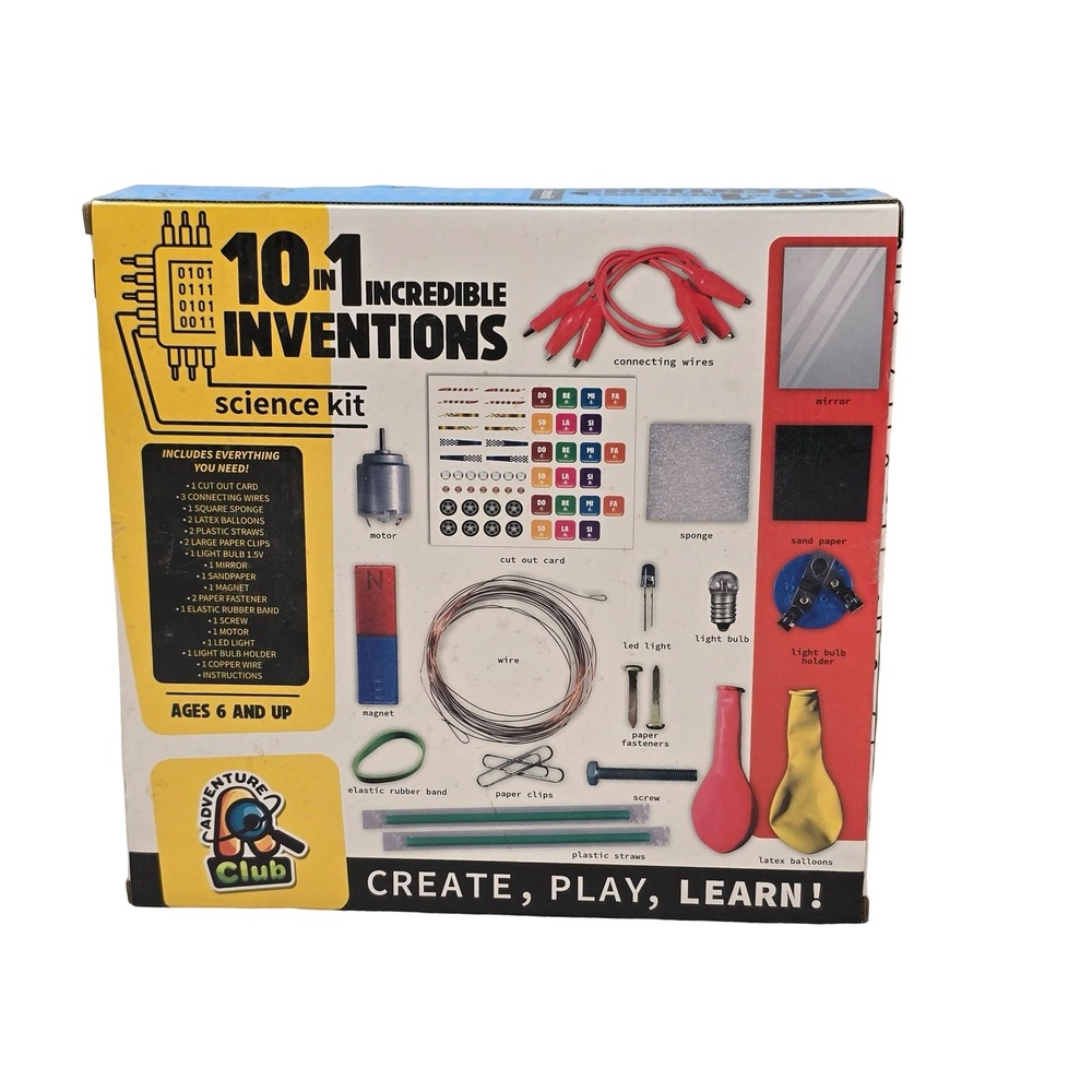 10-in-1‎ Incredible Inventions STEM Science Kit Kids Learning Experiments - Picture 2 of 5
